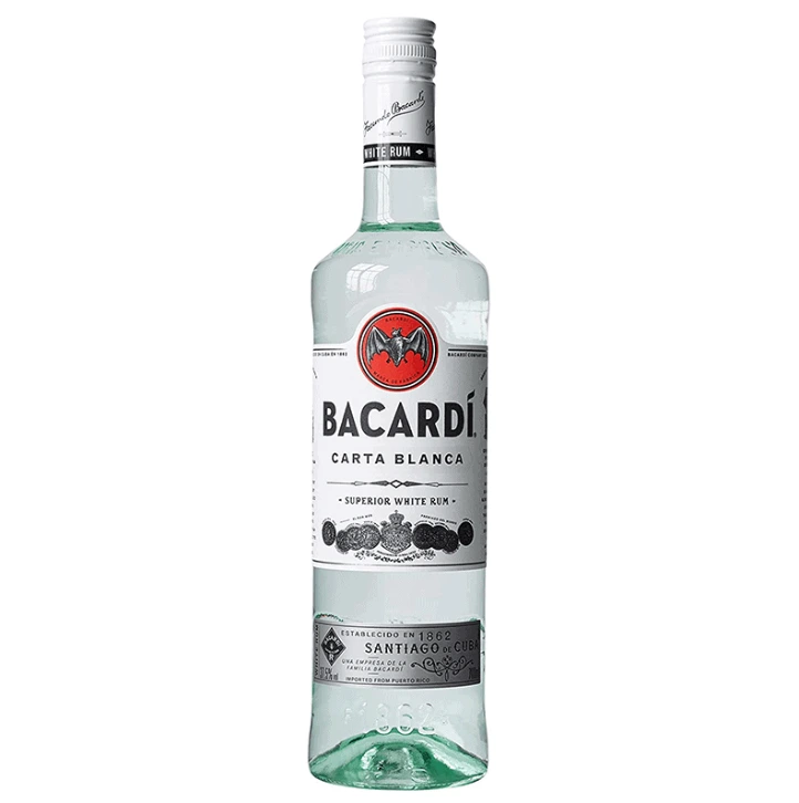 [BL2547] Bacadi Blanca Superior White Rum 1 ltr