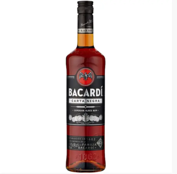 [BL3986] Bacadi Carta Negra Superior Black 1Ltr
